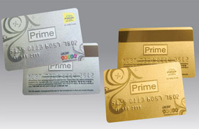 PVC Fused Card, Gold/Silver Metallic