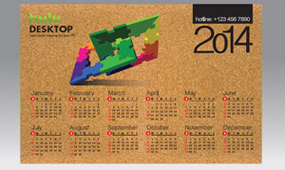 Cork Sheet Calendar